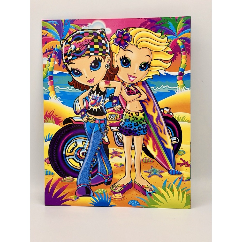 2005 LISA FRANK "BEST BUDZ" BROOKLYN & CASSIE FOLDER - UNPUNCHED!